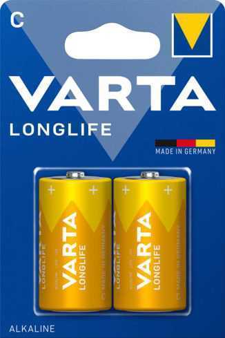 Батарейка Varta ENERGY LR14 C BL2 Alkaline 1.5V (4114) (2/20/200) Элементы питания (батарейки) фото, изображение