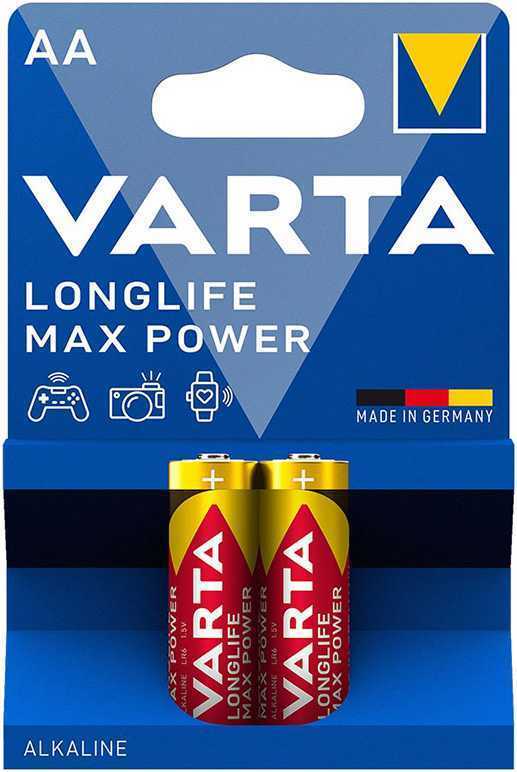 Батарейка Varta LONGLIFE MAX POWER (MAX TECH) LR03 AAA BL2 Alkaline 1.5V (4703) (2/20/100) Элементы питания (батарейки) фото, изображение