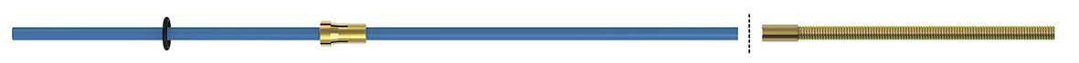 Fubag Канал направляющий 3.40 м диам. 0.6-0.9_тефлон (1 шт.) FB.TLB-30 Аксессуары к горелкам TIG, MIG/MAG фото, изображение