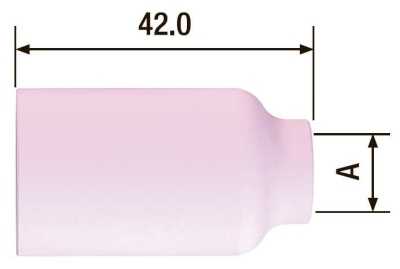 FUBAG Сопло керамическое для газовой линзы №11 ф17 FB TIG 17-18-26 (FB54N19) Аксессуары к горелкам TIG, MIG/MAG фото, изображение